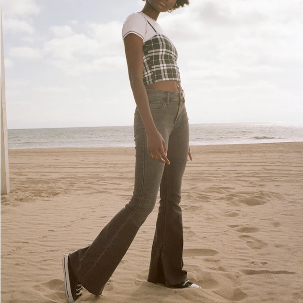 Brand new flare high rise jeans